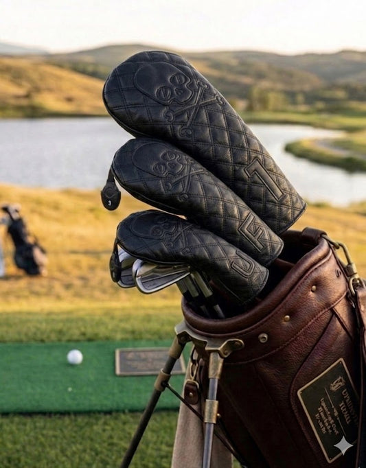 PREMIUM BLACK SKULL DRIVER HEADCOVER