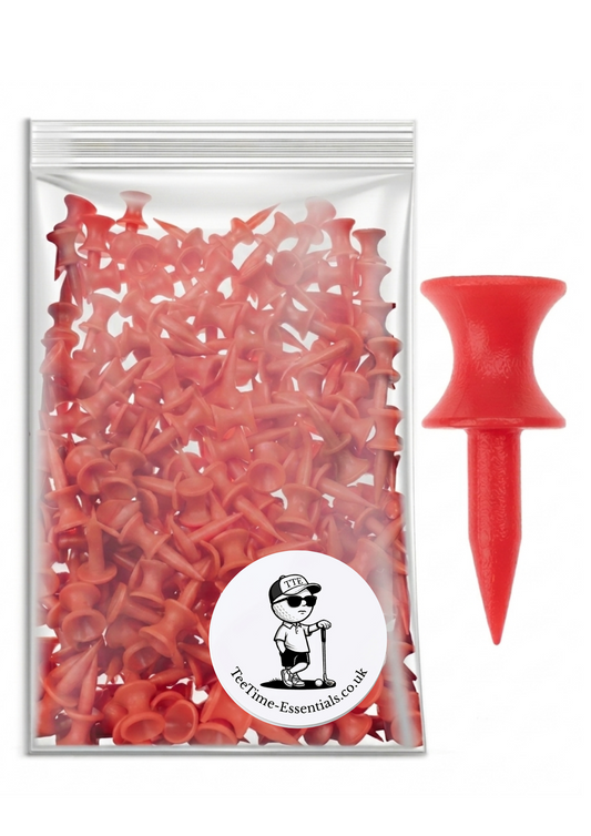 32mm Red Golf Castle Tee