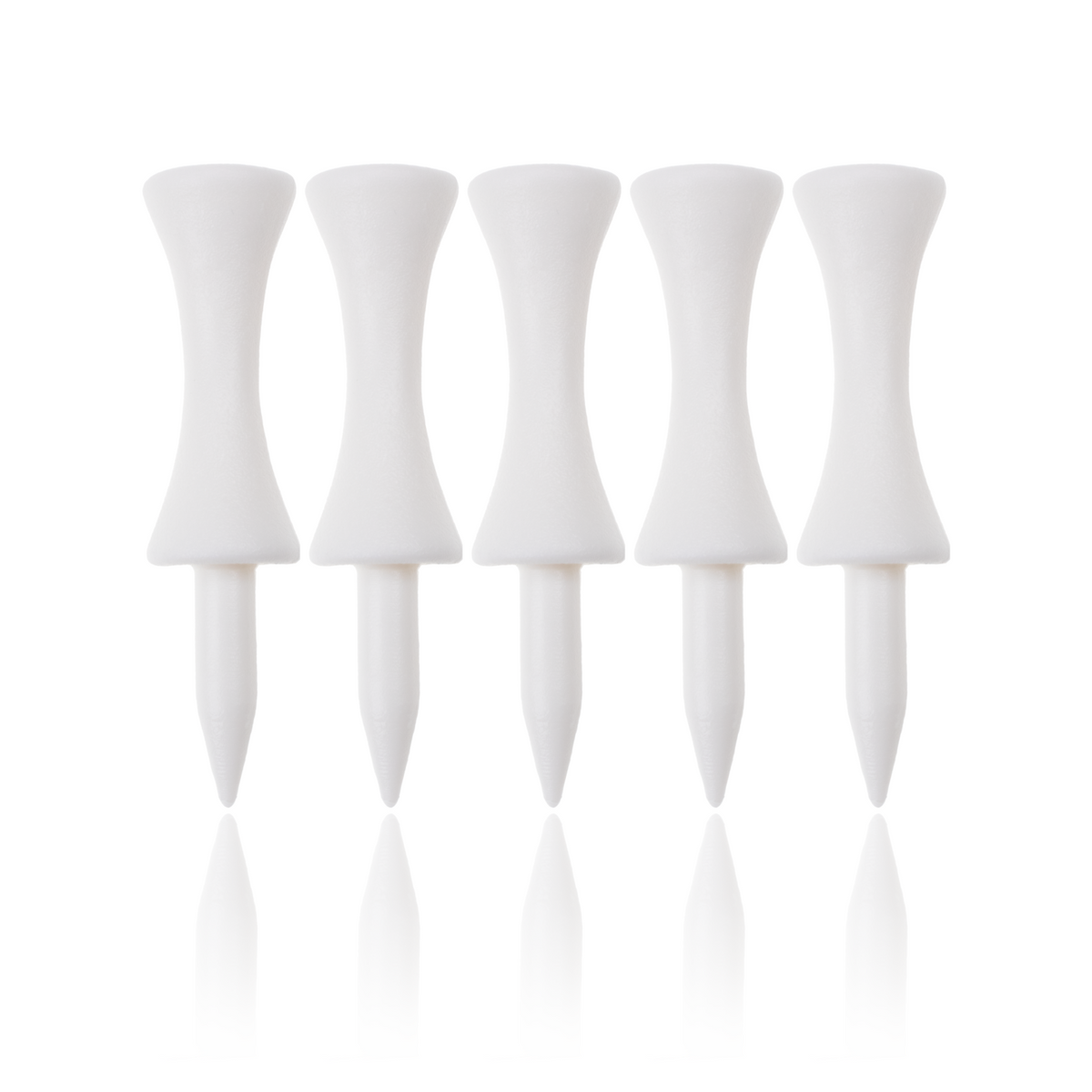 51mm White Golf Castle Tee