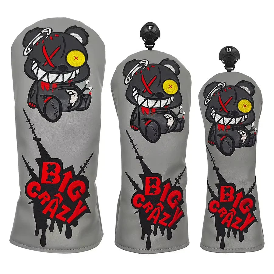 CRAZY TEDDY BEAR HEADCOVER
