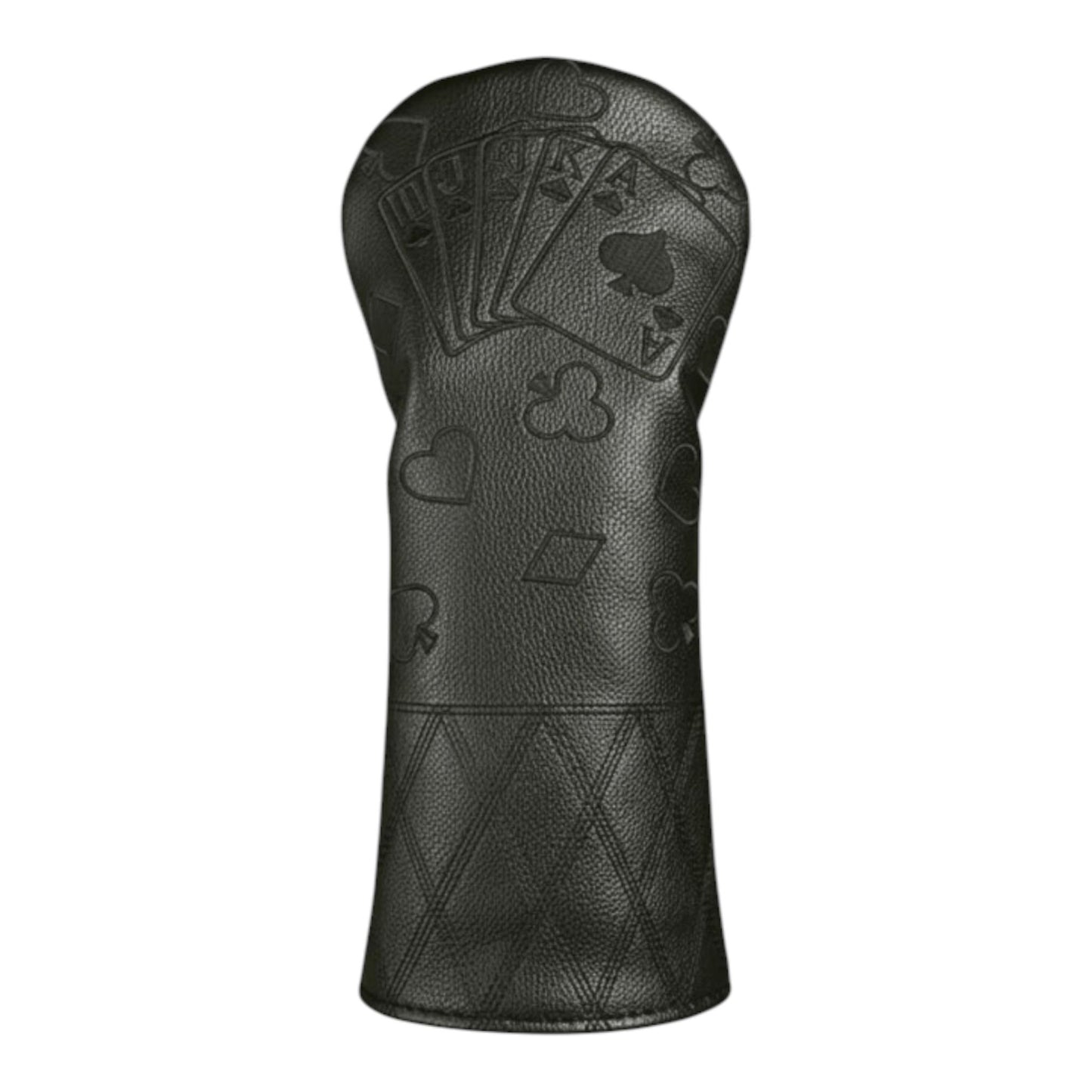 POKER CARDS BLACK HEADCOVER